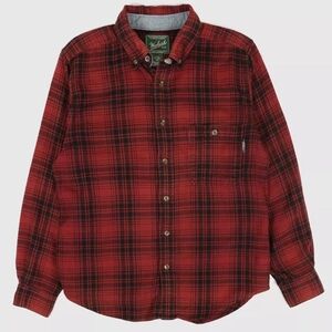 Woolrich Men's Red Plaid Shirt